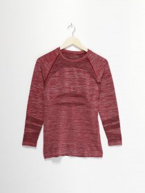 Лонгслів Crivit модель IAN305274_бордовий комб. Фото