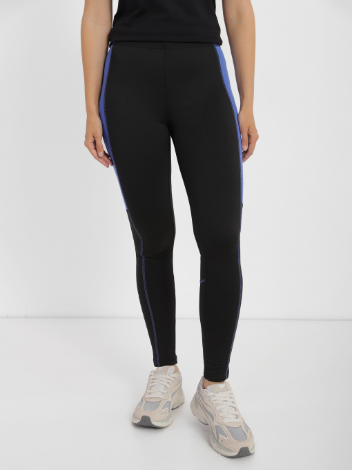 Спортивные леггинсы Crivit модель IAN278207_чорний з синім Фото