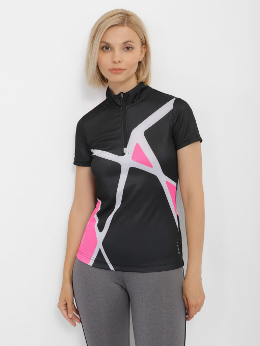 Футболка спортивна Crivit Модель IAN281780_чорний комб. Фото