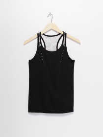 Майка Crivit модель IAN287715_чорний комб. Фото