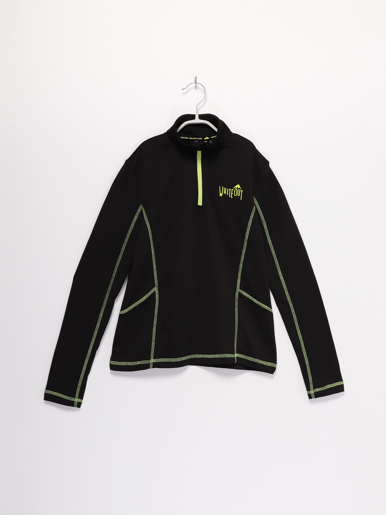 Лонгслив Crivit модель IAN289333_чорний з салатовим Фото