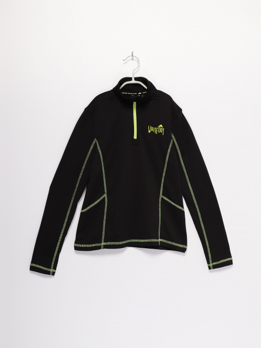 Лонгслив Crivit модель IAN289333_чорний з салатовим Фото