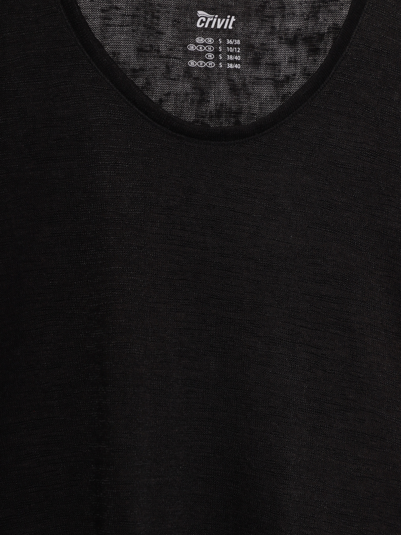 Футболка Crivit модель IAN301750_чорний Фото