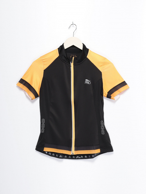 Футболка Crivit Модель IAN285391_чорний з помаранчевим Фото