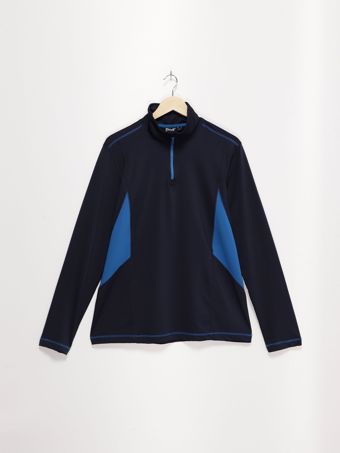 Лонгслів Crivit модель IAN289419_т.синій з блакитним Фото