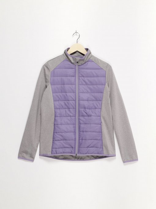 Кофта спортивна Crivit Модель IAN2894891_сірий з бузковим Фото