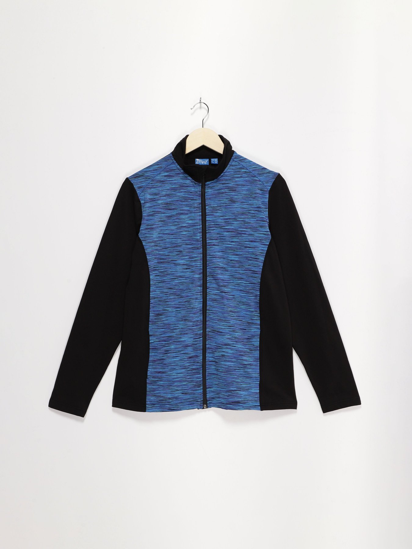 Спортивная кофта Crivit модель IAN301681_чорний з синім Спортивная кофта Crivit модель IAN301681_чорний з синім Фото