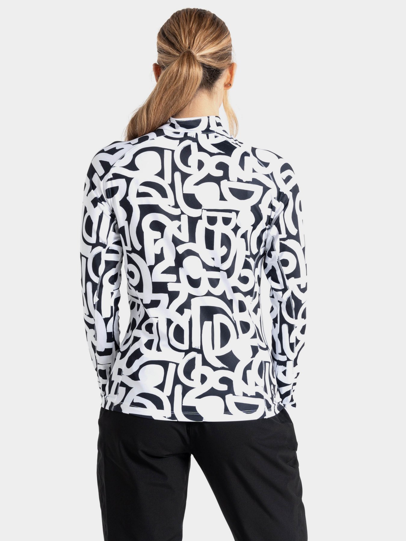 Лонгслив Dare2B модель DWL451-D5D Чорний, білий Фото