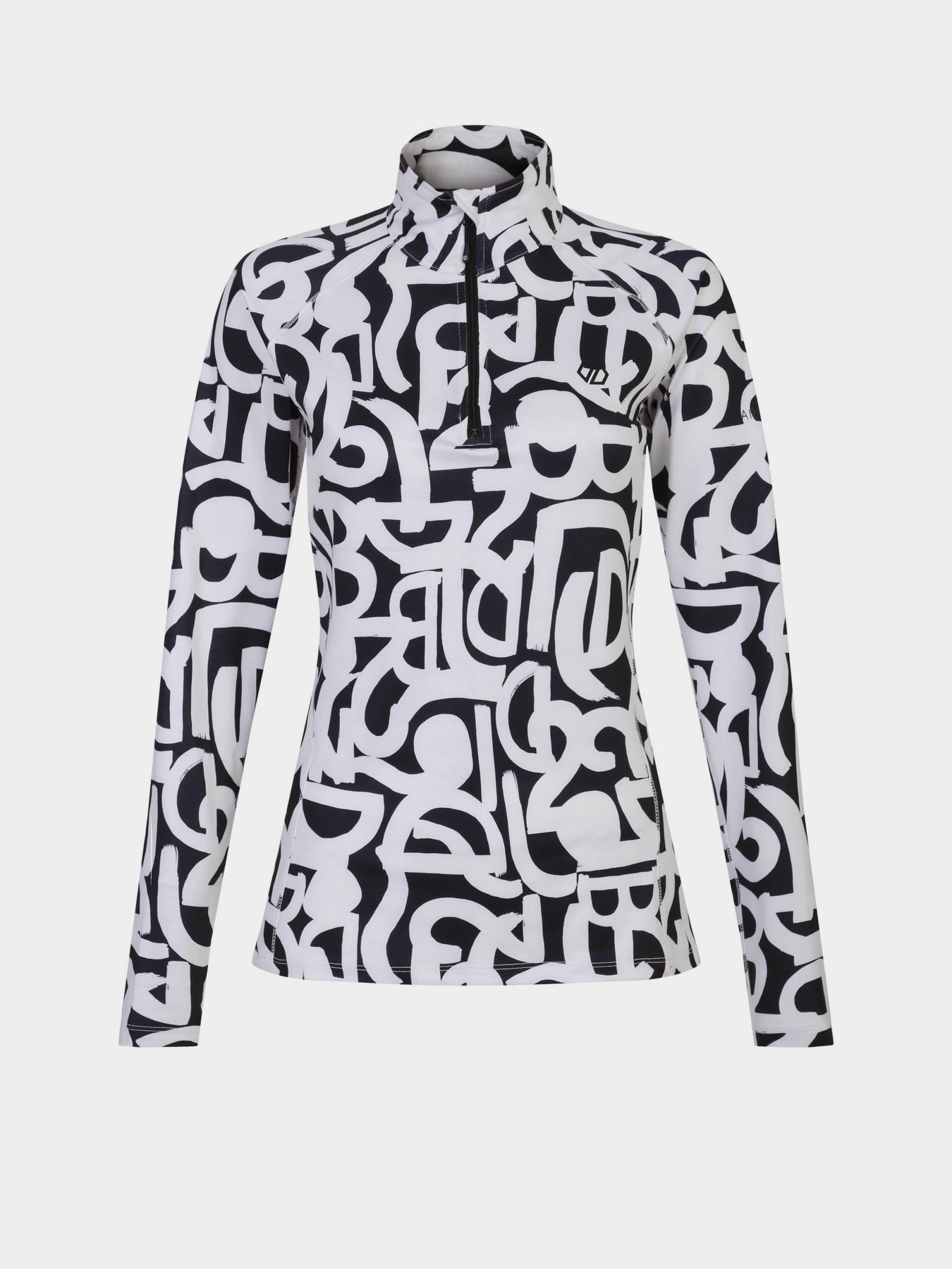 Лонгслів Dare2B модель DWL451-D5D Чорний, білий Фото