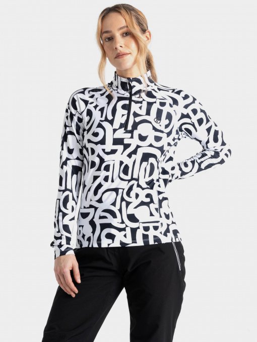 Лонгслив Dare2B модель DWL451-D5D Чорний, білий Фото