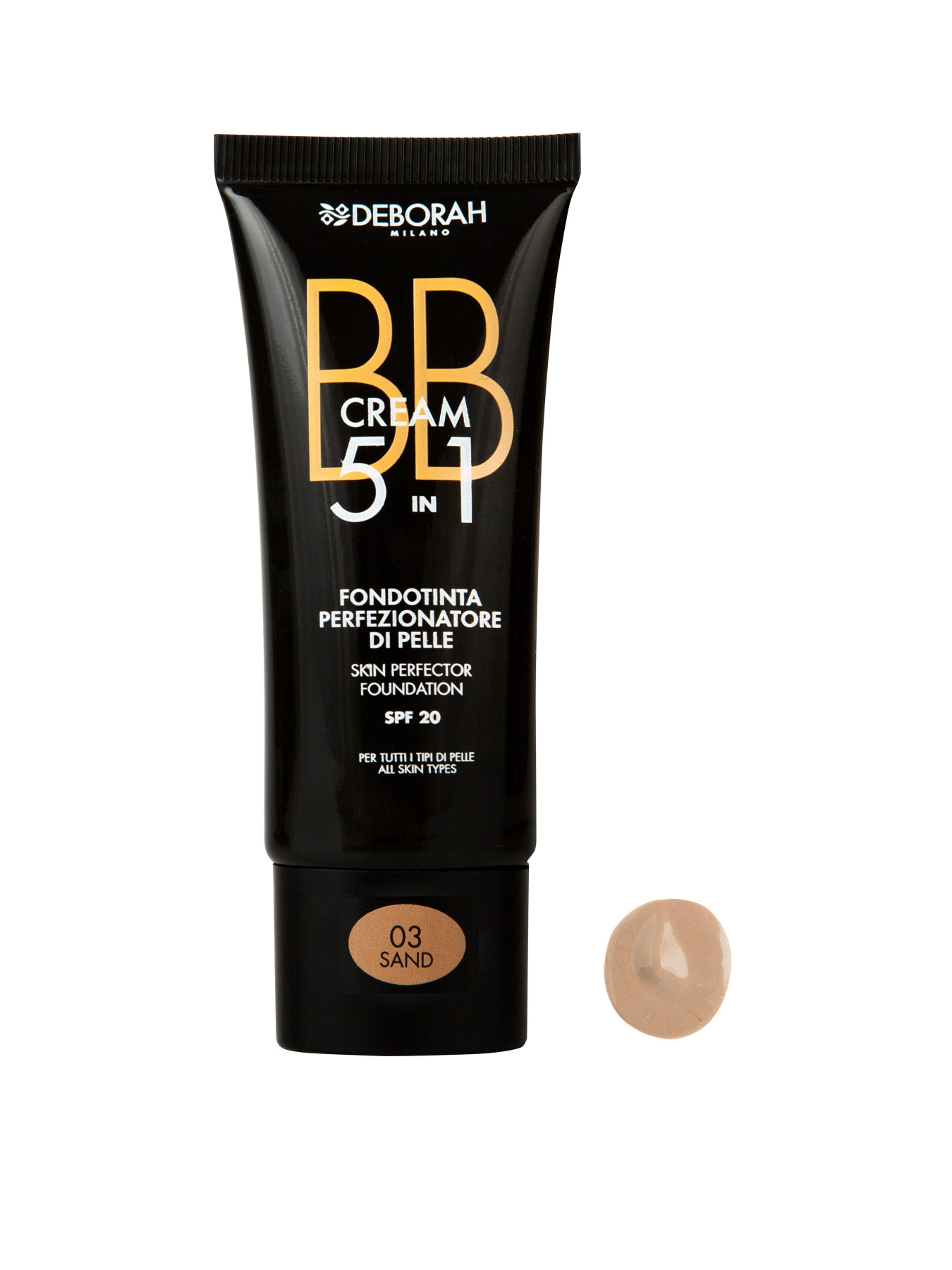 Тональний крем SPF20 BB Cream Foundation 5 in 1 Deborah модель 8135725 Фото
