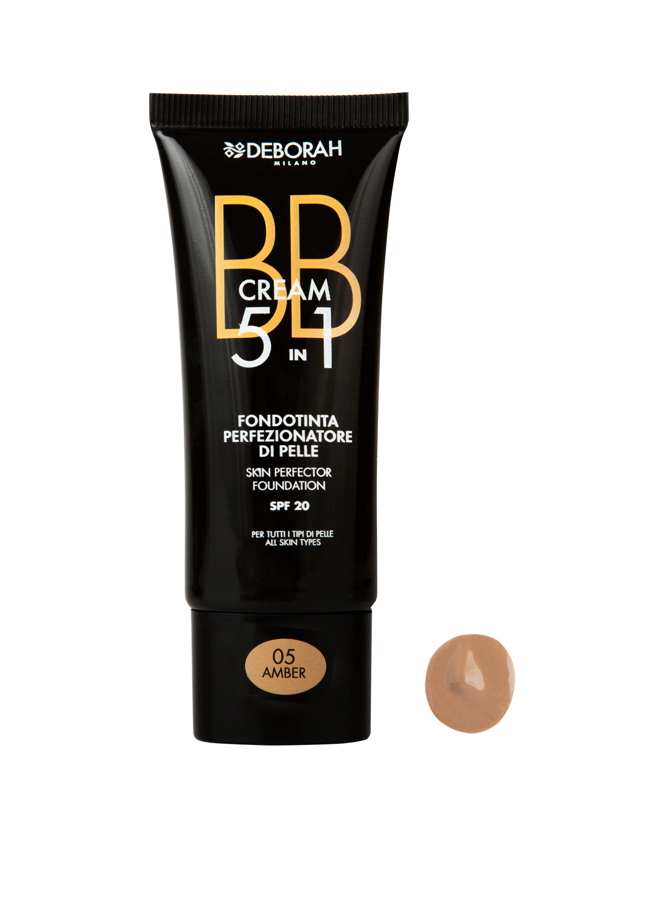 Тональний крем SPF20 BB Cream Foundation 5 in 1 Deborah модель 8145908 Фото