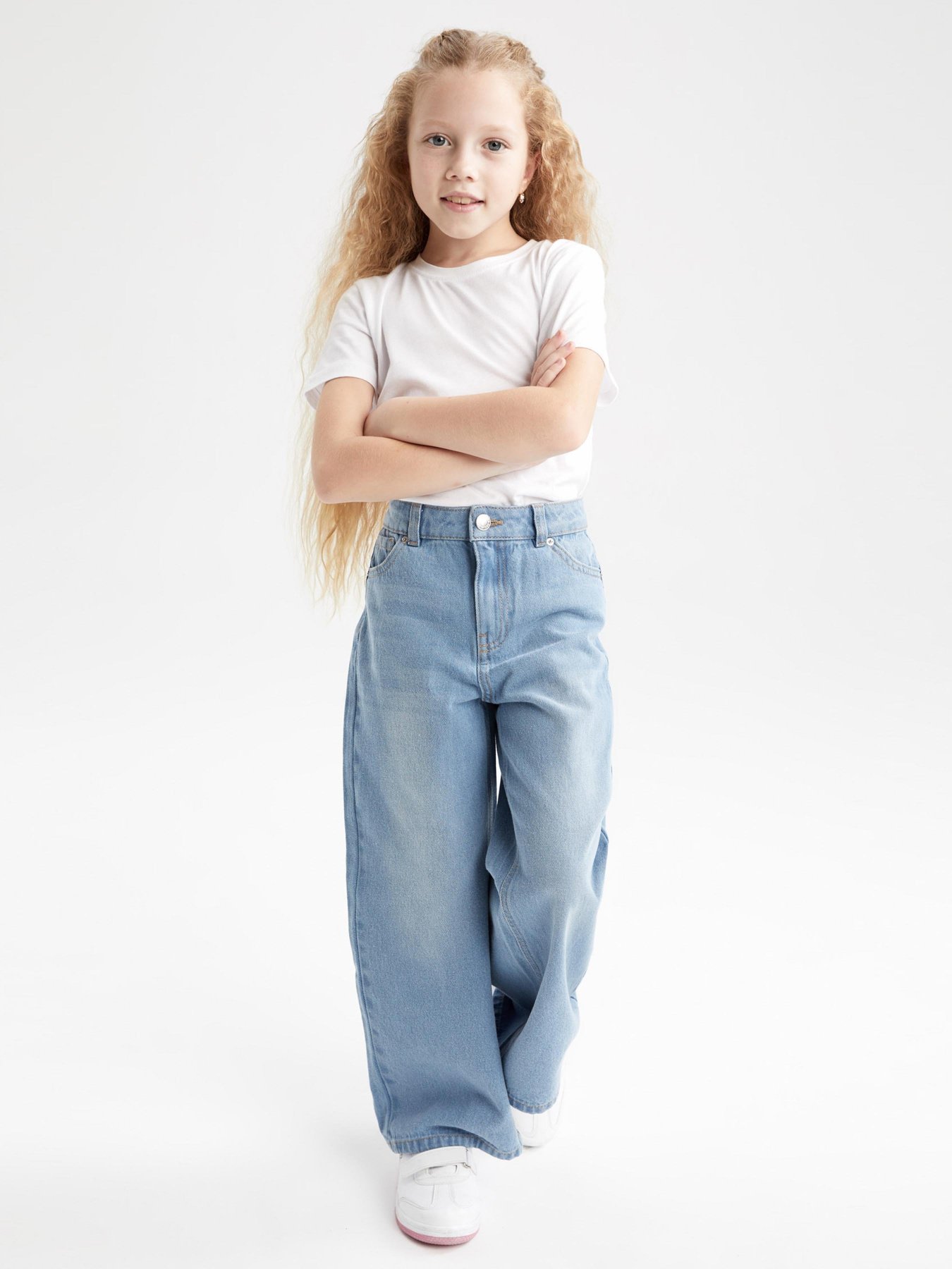 Широкі джинси DeFacto модель W5915A6-BE394 Фото