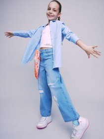 Широкие джинсы DeFacto модель W7246A6-BE394 Фото