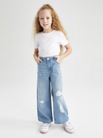 Широкі джинси DeFacto модель W7246A6-BE394 Фото