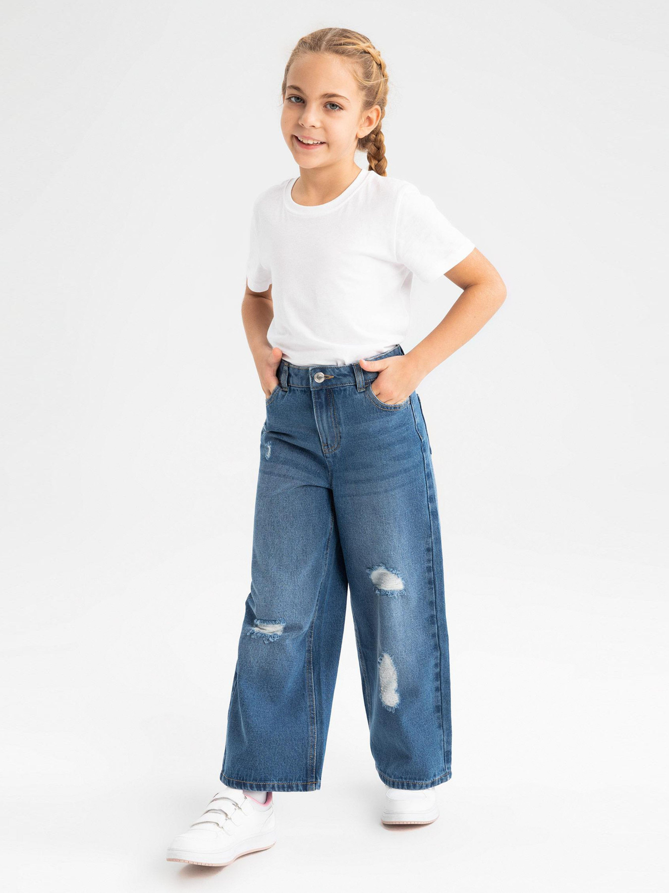 Широкі джинси DeFacto модель W7246A6-NM28 Фото