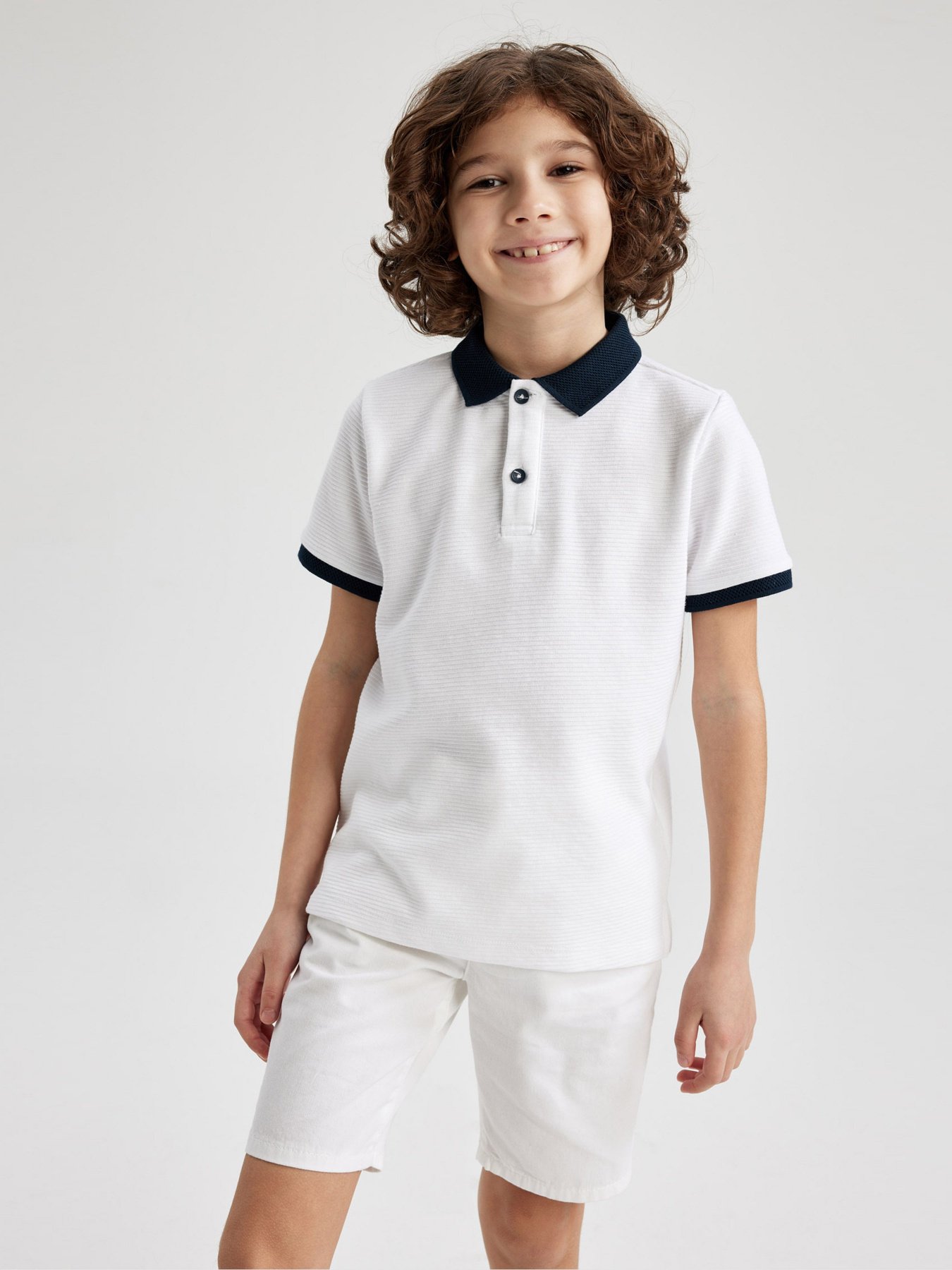 Поло DeFacto модель Z2814A6-WT34 Фото