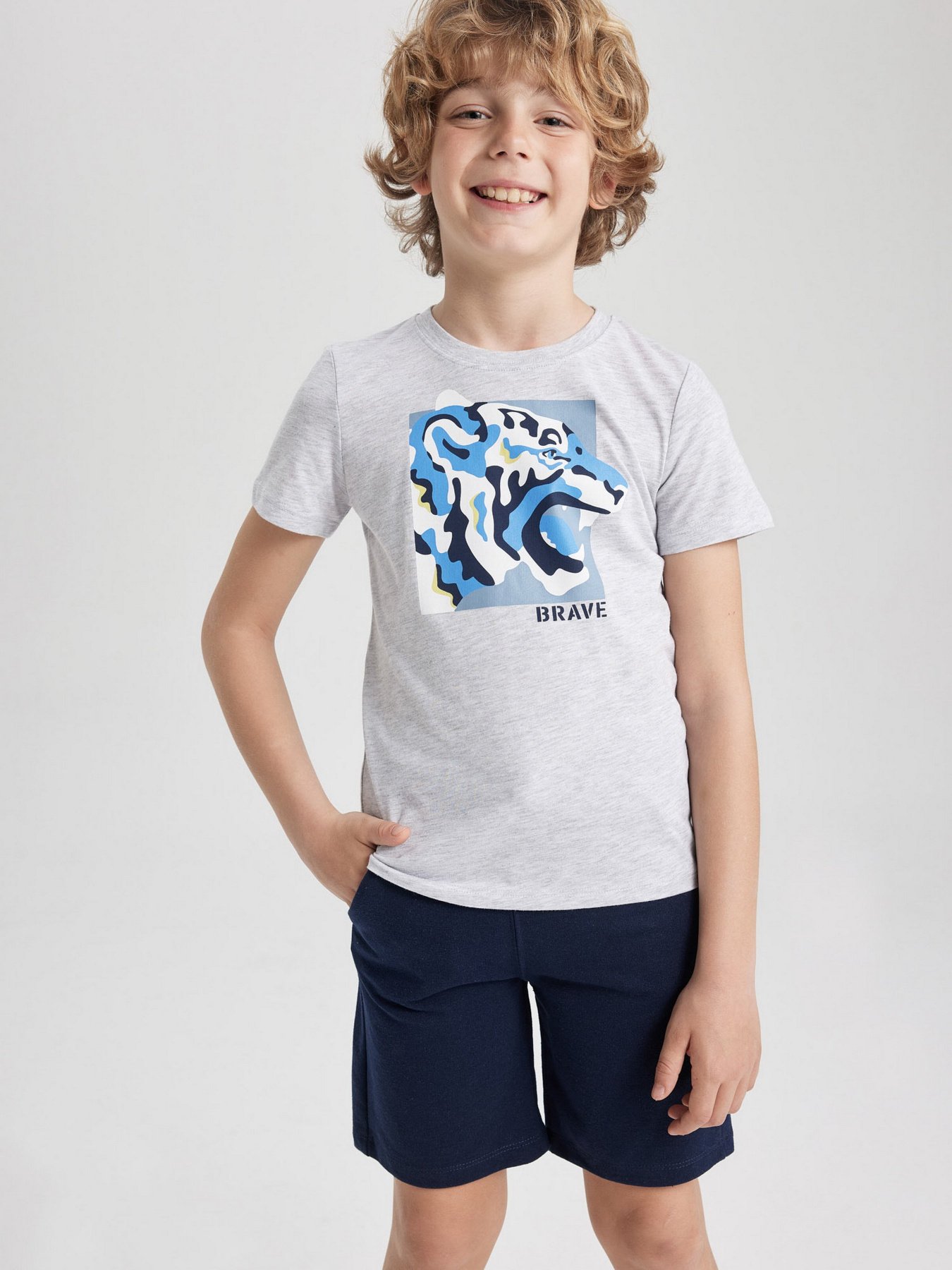 Повсякденний костюм DeFacto модель Z6460A6-GR400 Фото