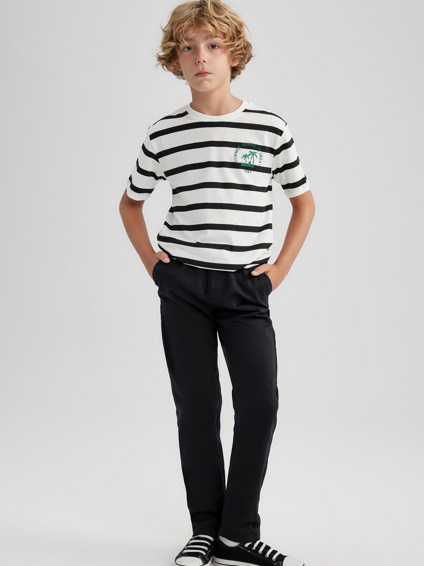 Штани повсякденні DeFacto модель T8850A6-BK27 Фото