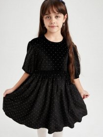 Платье мини DeFacto модель Y9429A6-BK81 Фото