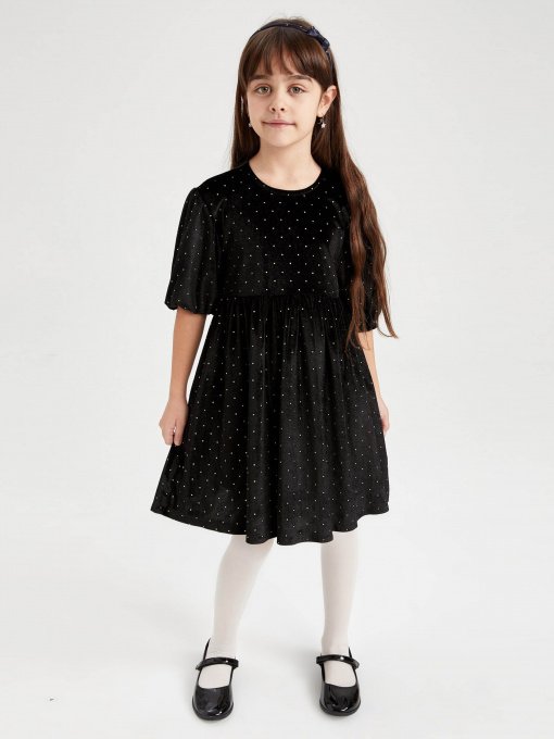 Платье мини DeFacto модель Y9429A6-BK81 Фото