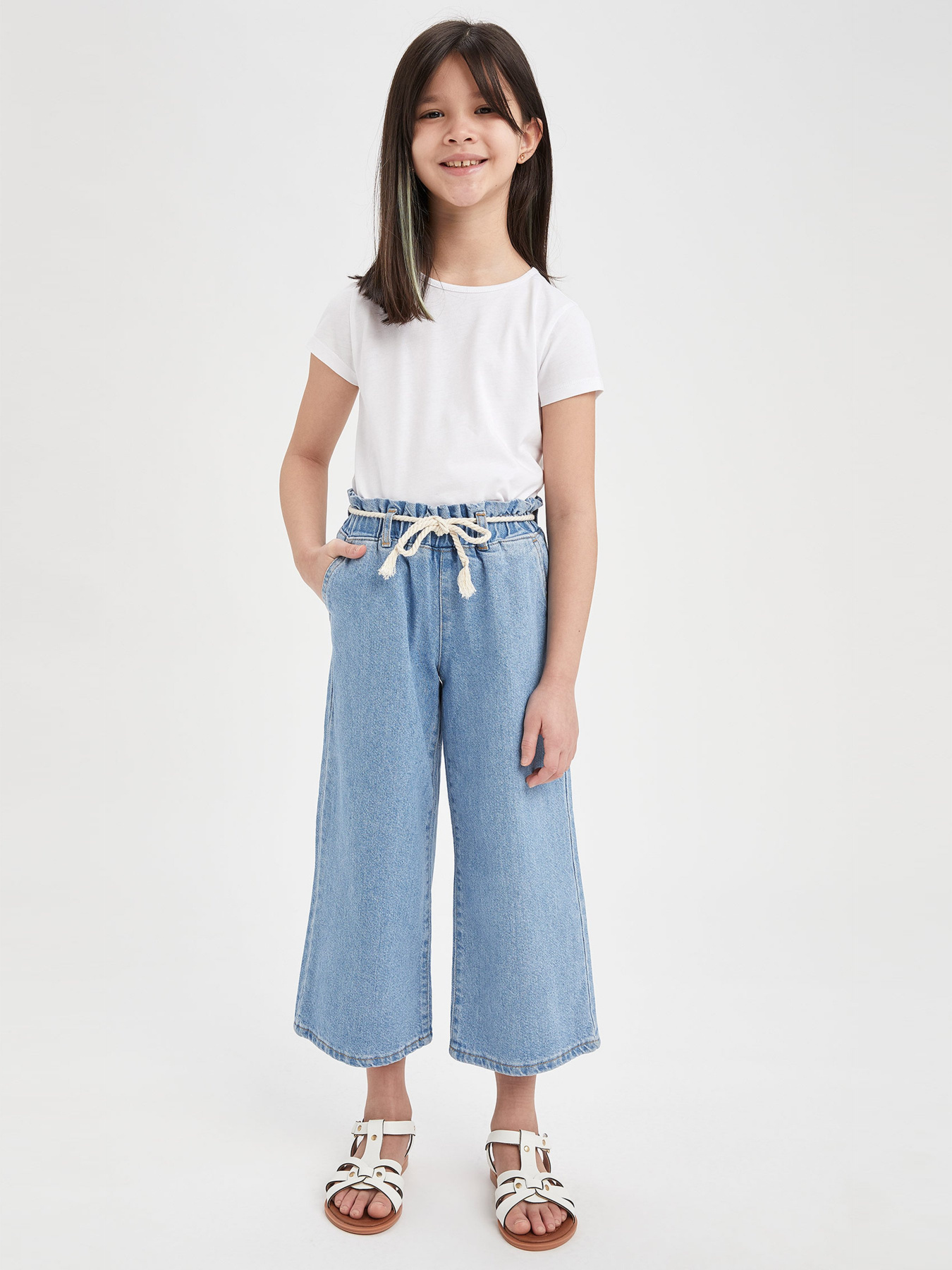 Широкі джинси DeFacto модель T3215A6-BE394 Фото