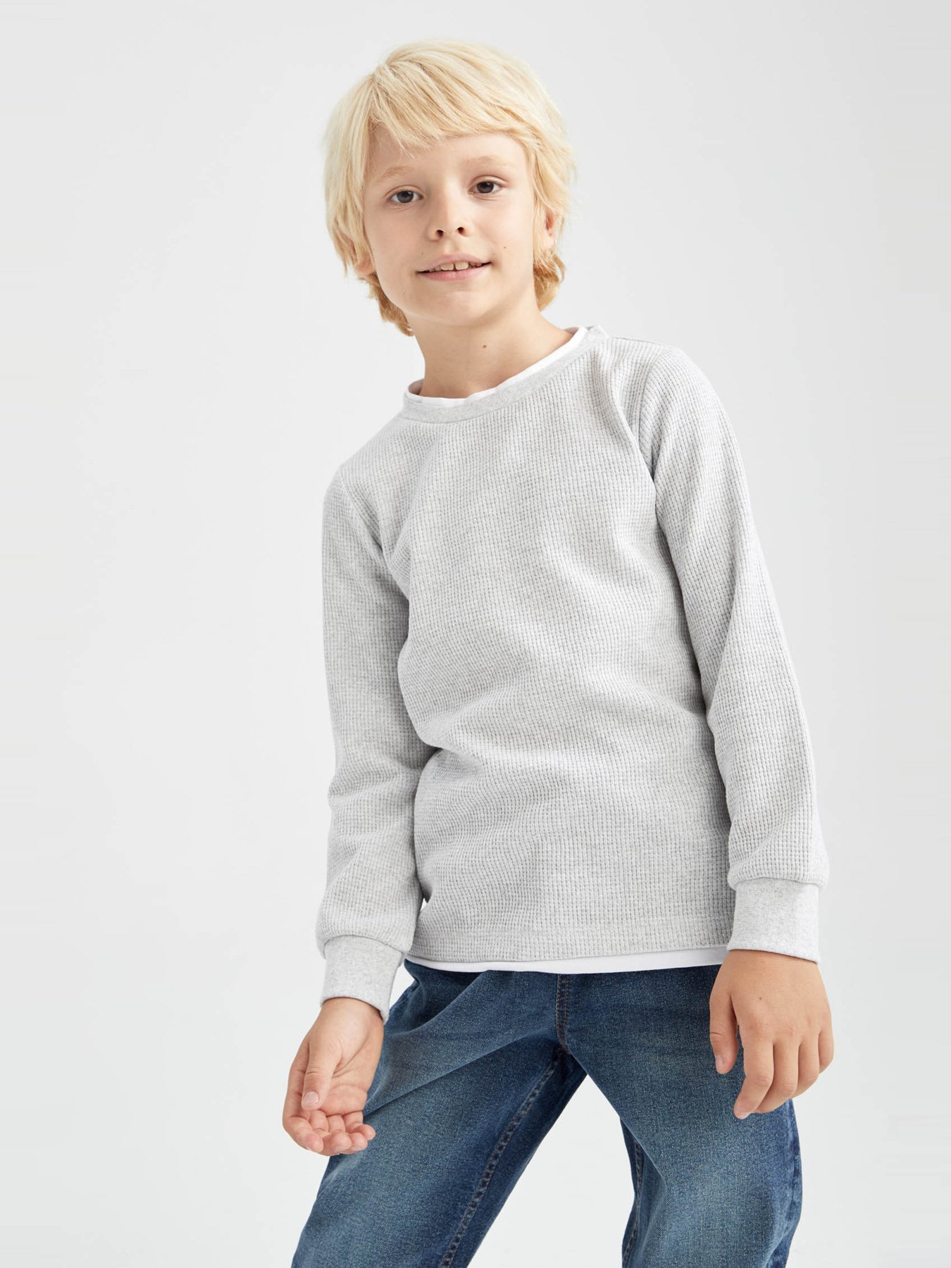 Джемпер DeFacto модель V1187A6-GR400 Фото