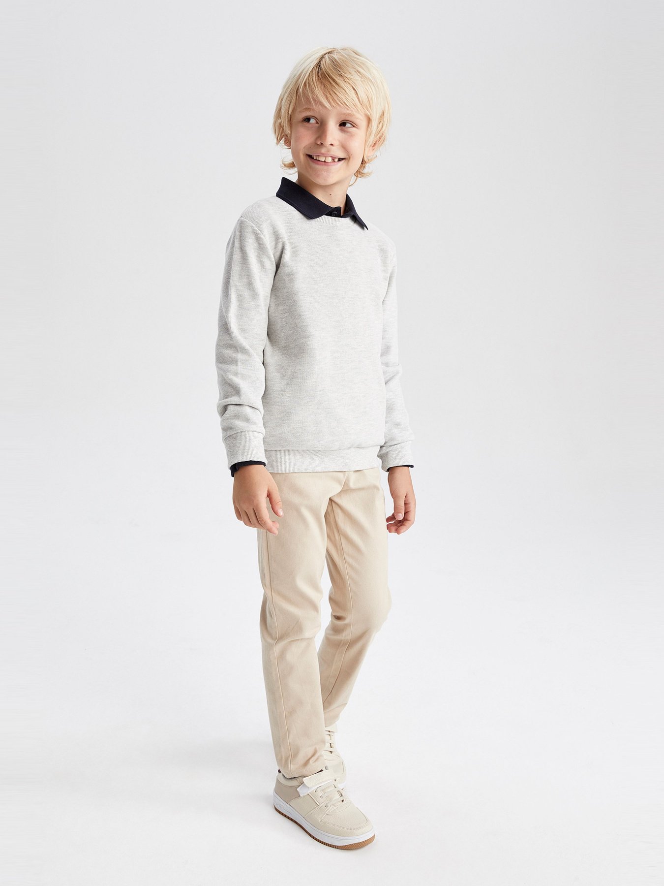 Джемпер DeFacto модель L0311A6-GR400 Фото