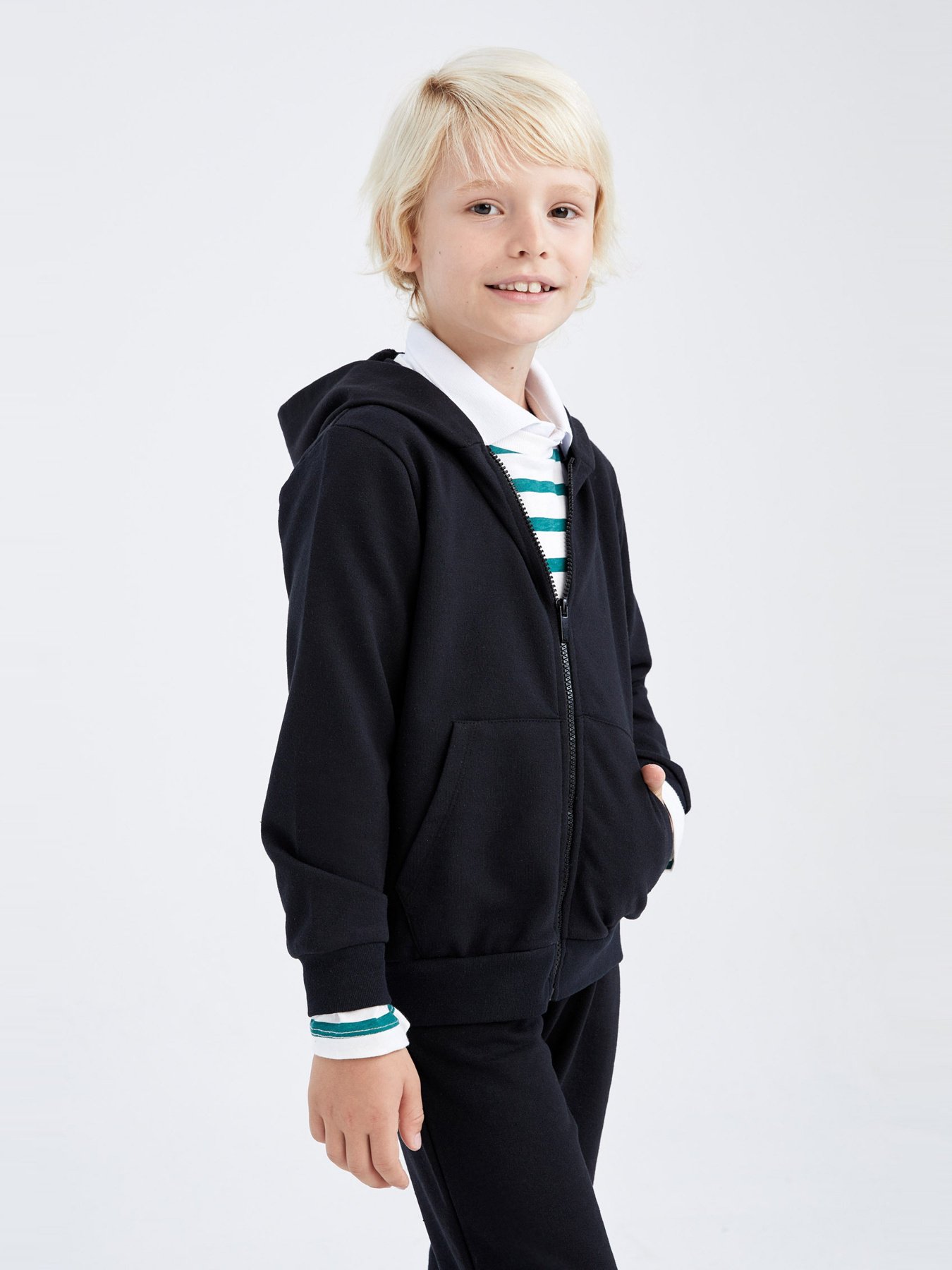 Спортивна кофта DeFacto модель X7021A6-BK81 Фото