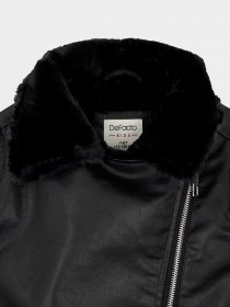 Шкіряна куртка DeFacto модель U4292A6-BK27 Фото