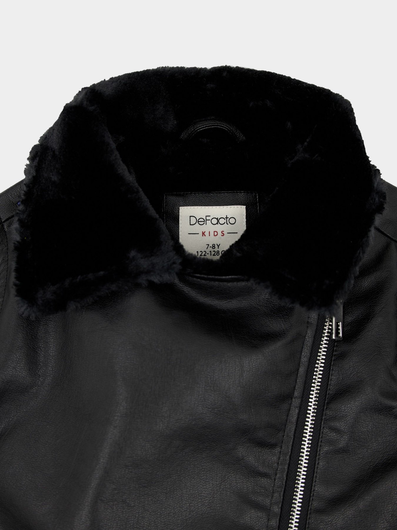 Шкіряна куртка DeFacto модель U4292A6-BK27 Фото