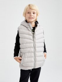 Утепленный жилет DeFacto модель X5450A6-GR184 Фото