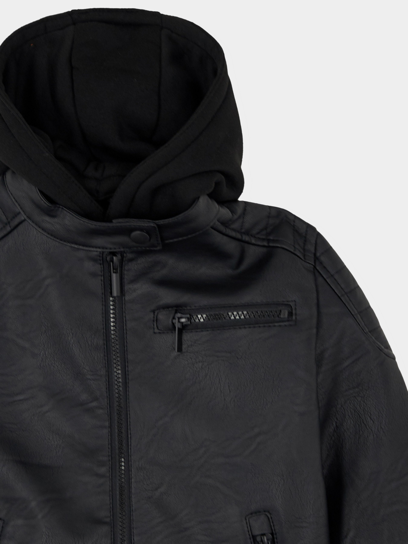 Шкіряна куртка DeFacto модель X5452A6-BK27 Фото