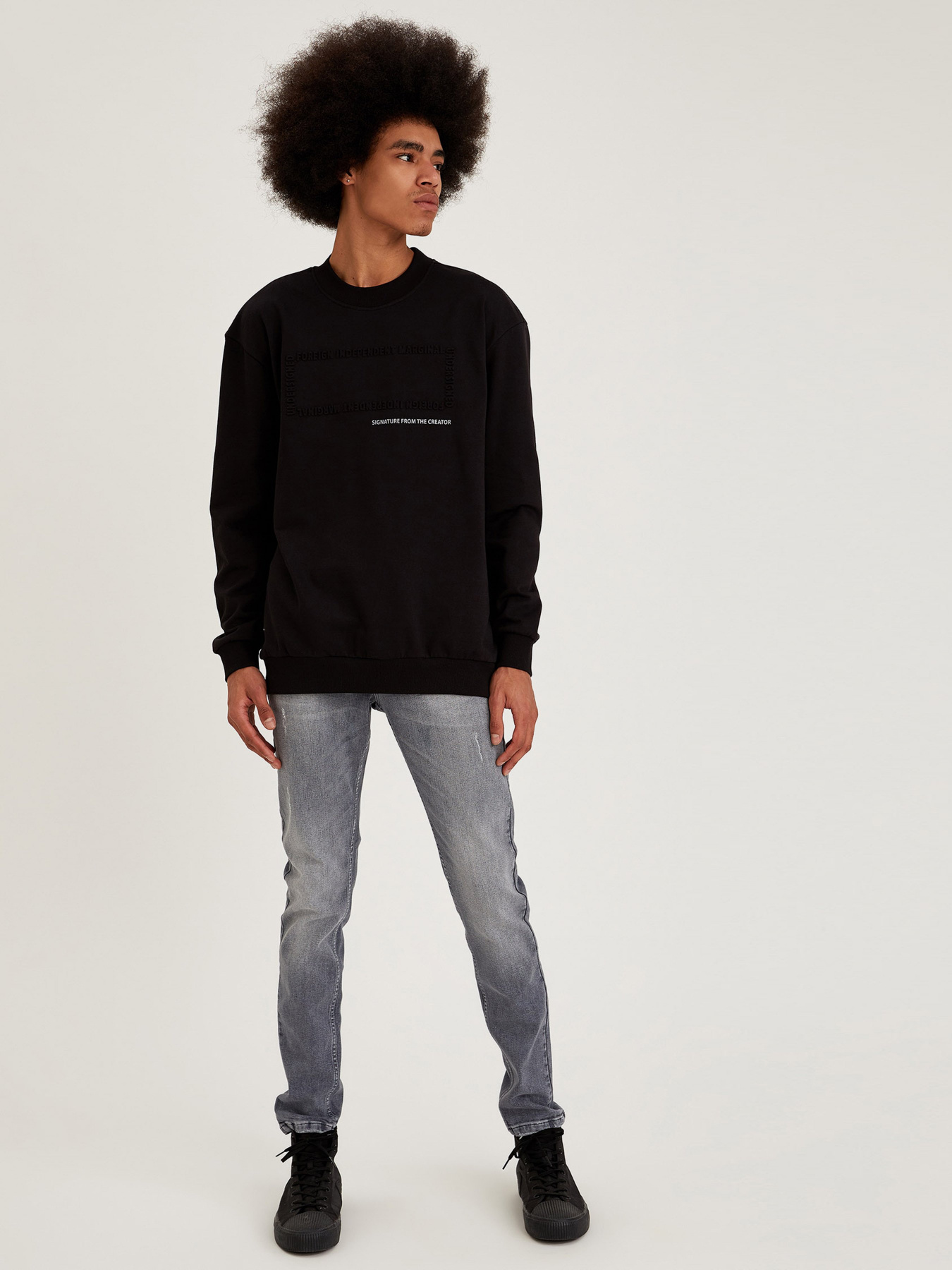 Свитшот DeFacto модель T3686AZ-BK27 Фото