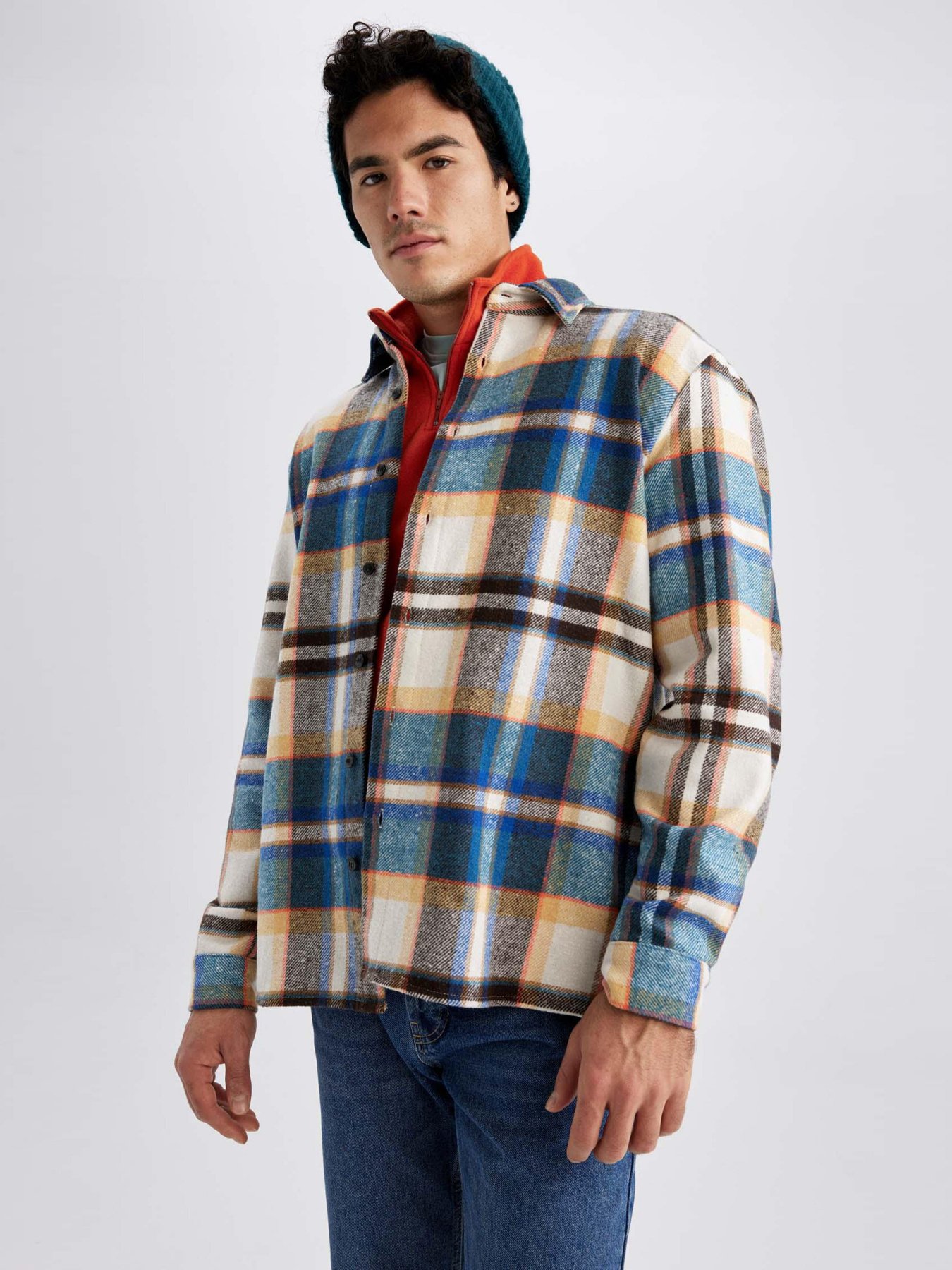 Сорочка повсякденна DeFacto модель W7413AZ-GN1082 Сорочка повсякденна DeFacto модель W7413AZ-GN1082 Фото