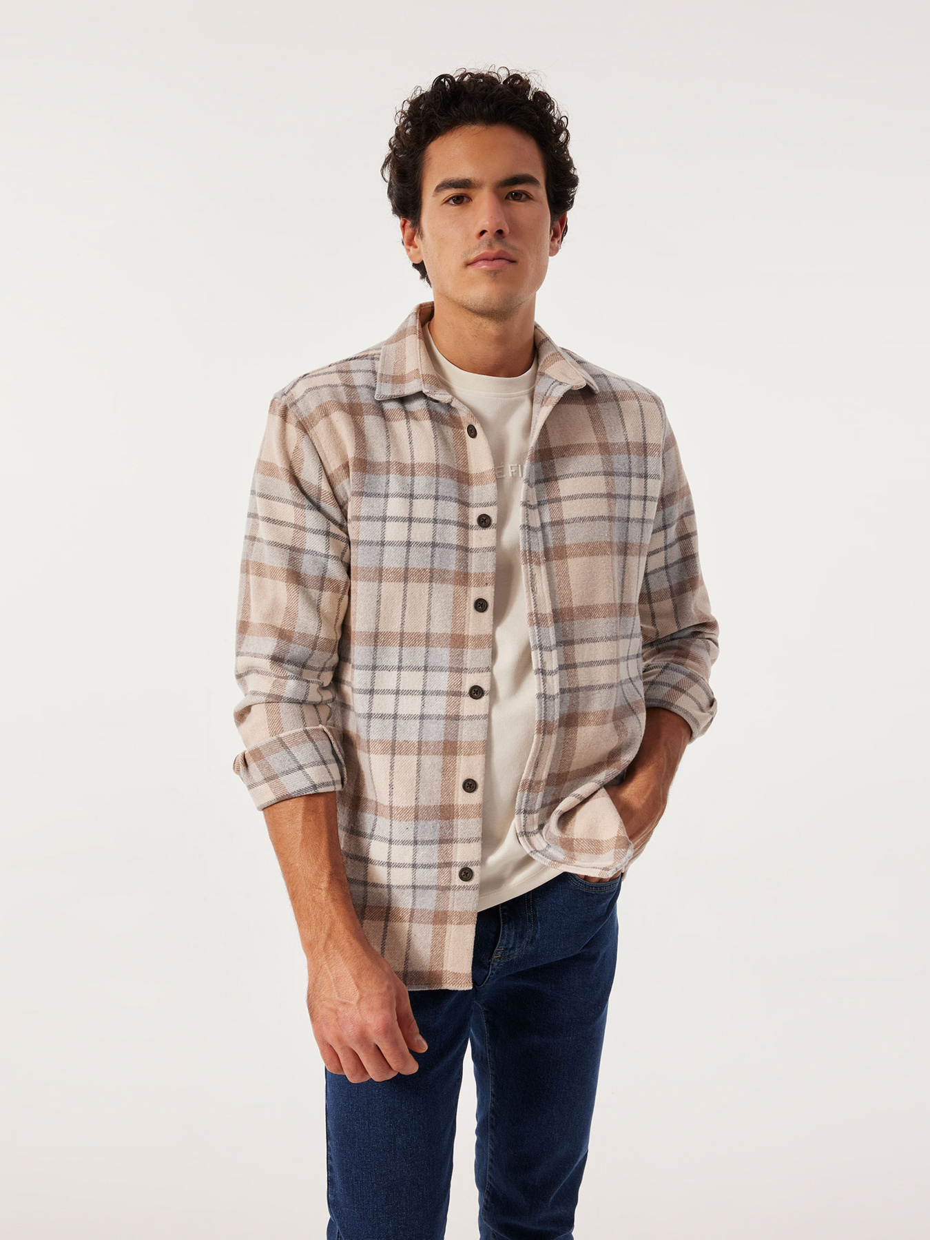 Рубашка повседневная DeFacto модель X2400AZ-BG716 Фото