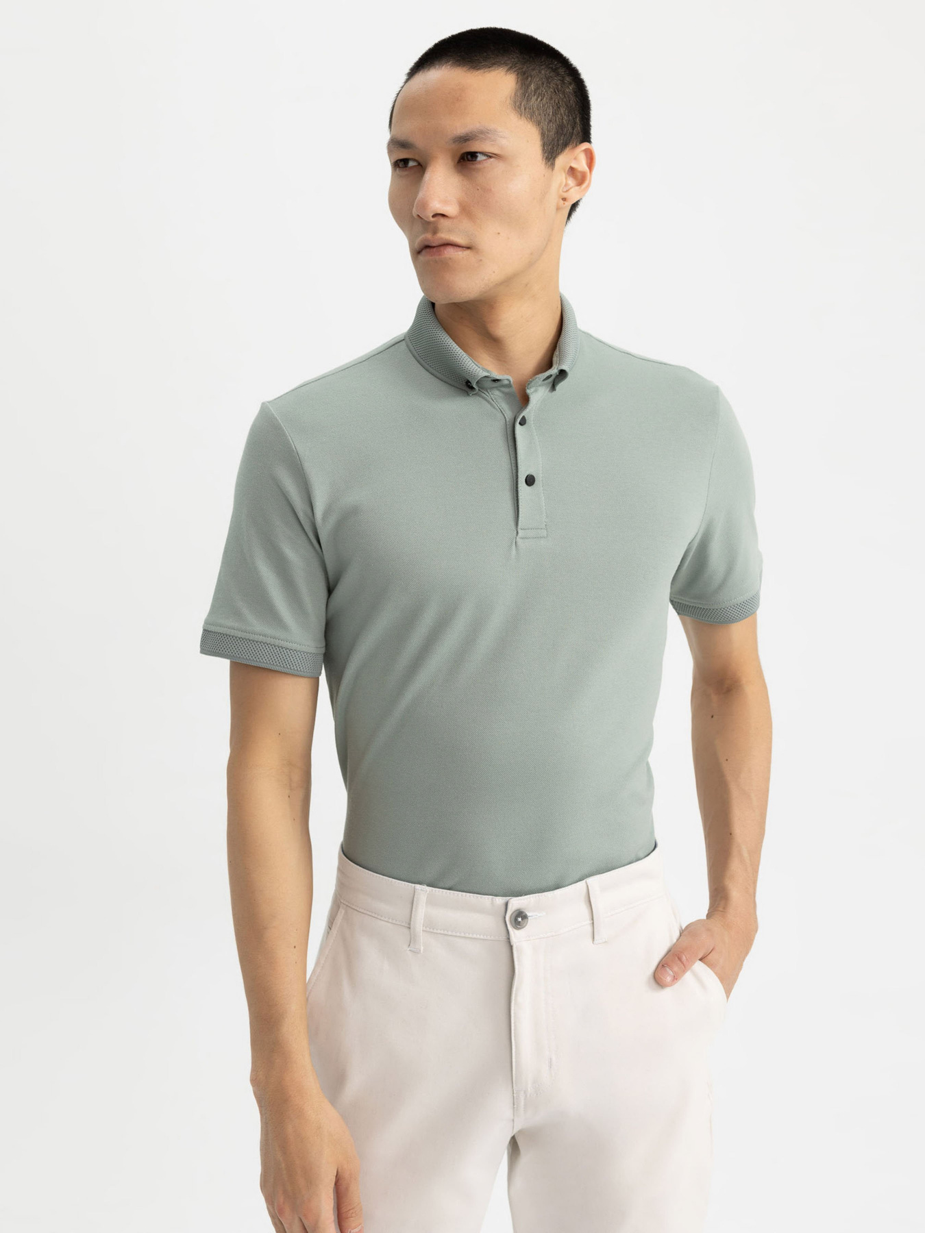 Поло DeFacto модель T5259AZ-GN1129 Фото