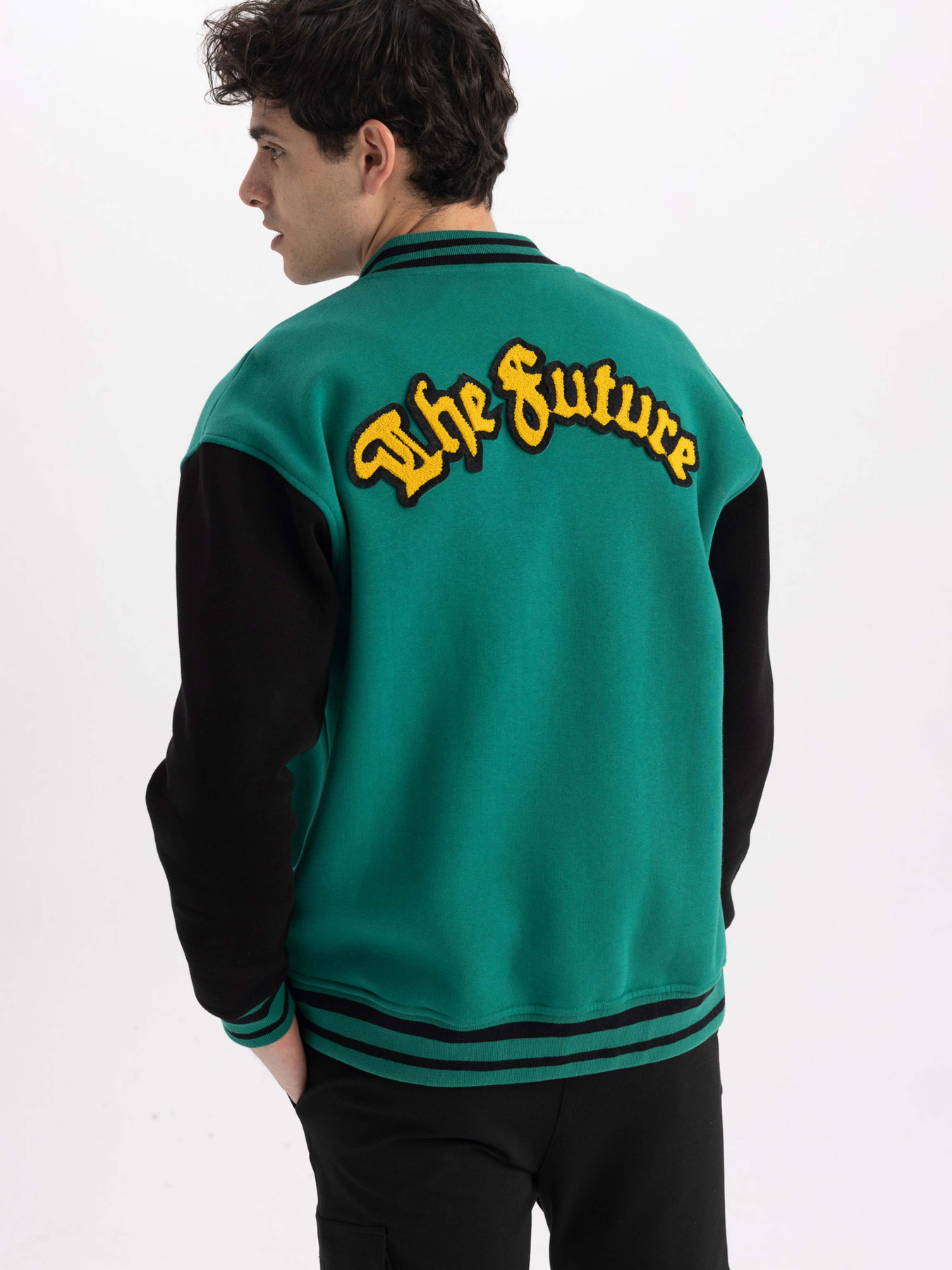 Бомбер DeFacto модель Z9170AZ-GN1046 Фото