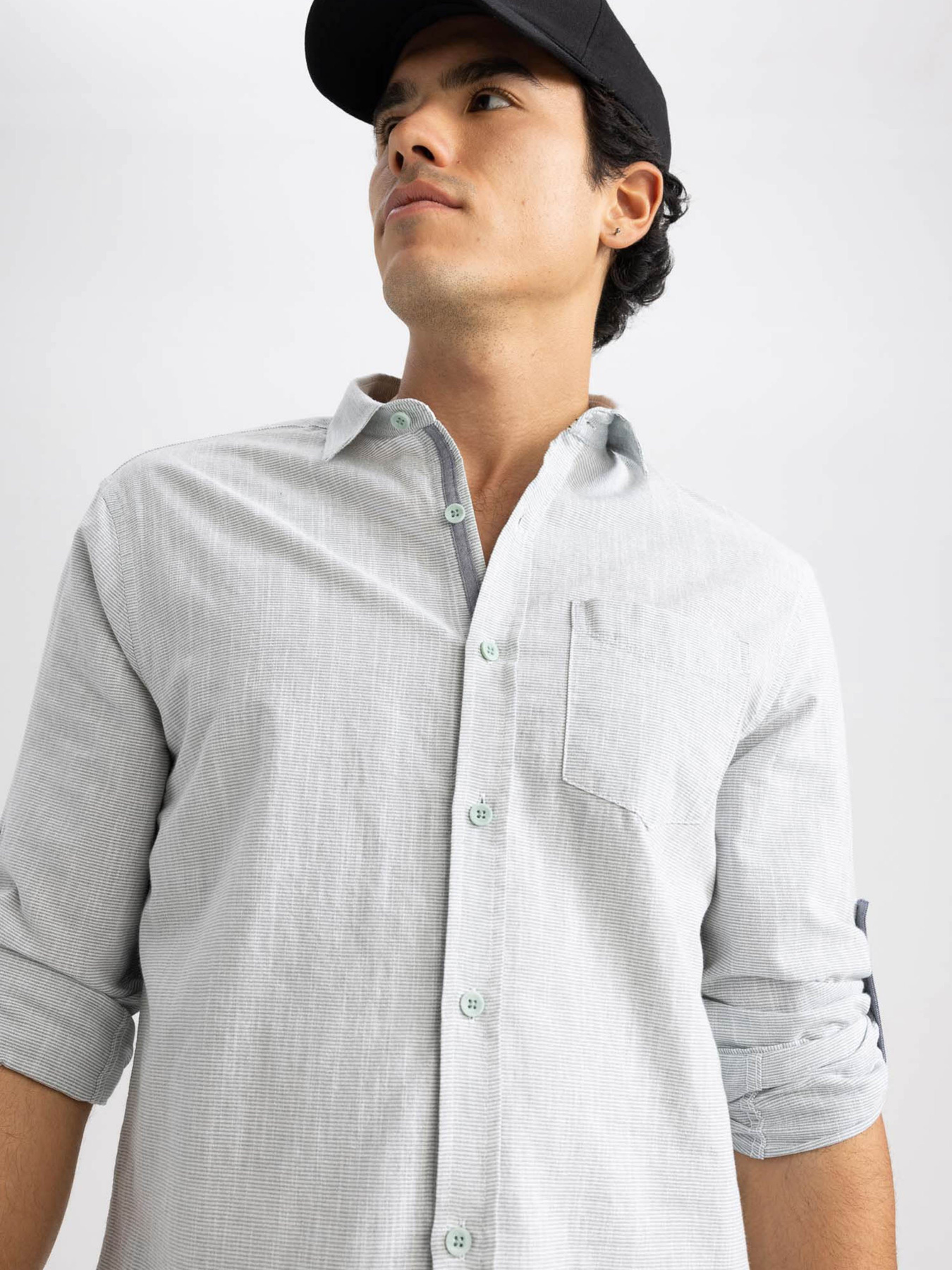 Рубашка повседневная DeFacto модель J8961AZ-GN1015 Фото