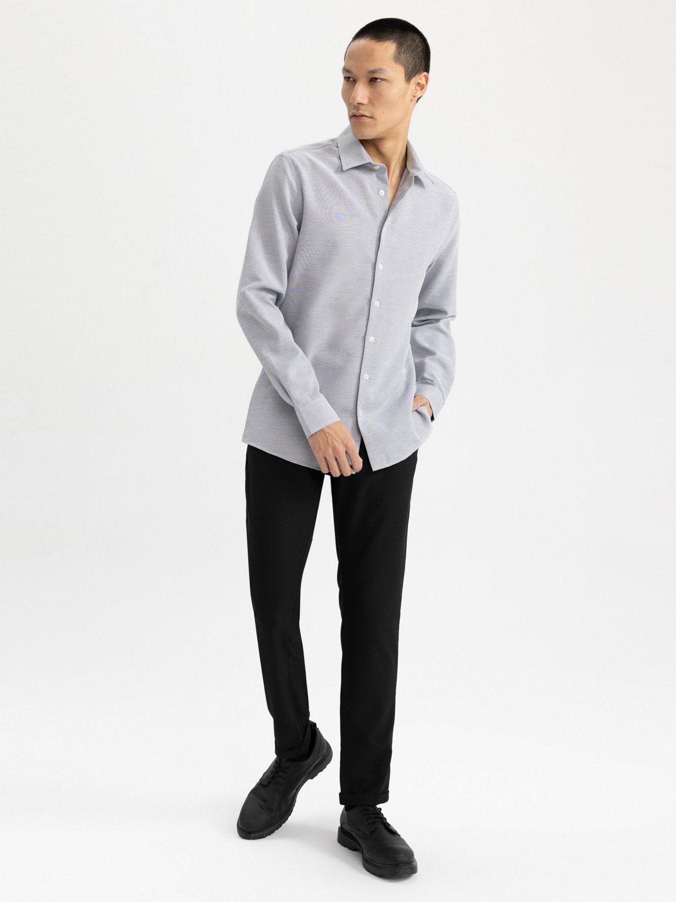 Сорочка повсякденна DeFacto модель Z8168AZ-GR221 Фото