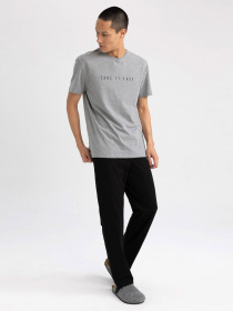 Домашній костюм DeFacto модель Z6567AZ-GR371 Домашній костюм DeFacto модель Z6567AZ-GR371 Фото