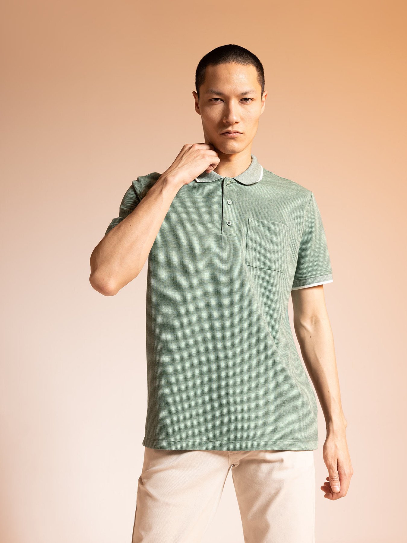 Поло DeFacto модель T7999AZ-GN500 Фото