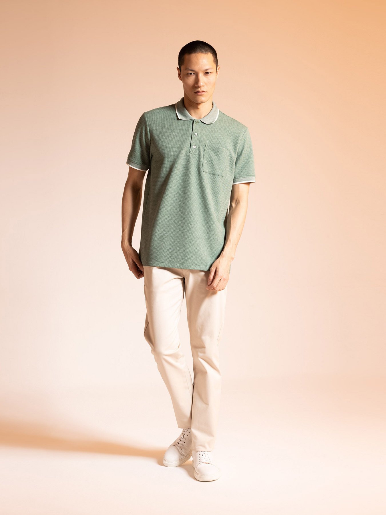 Поло DeFacto модель T7999AZ-GN500 Фото