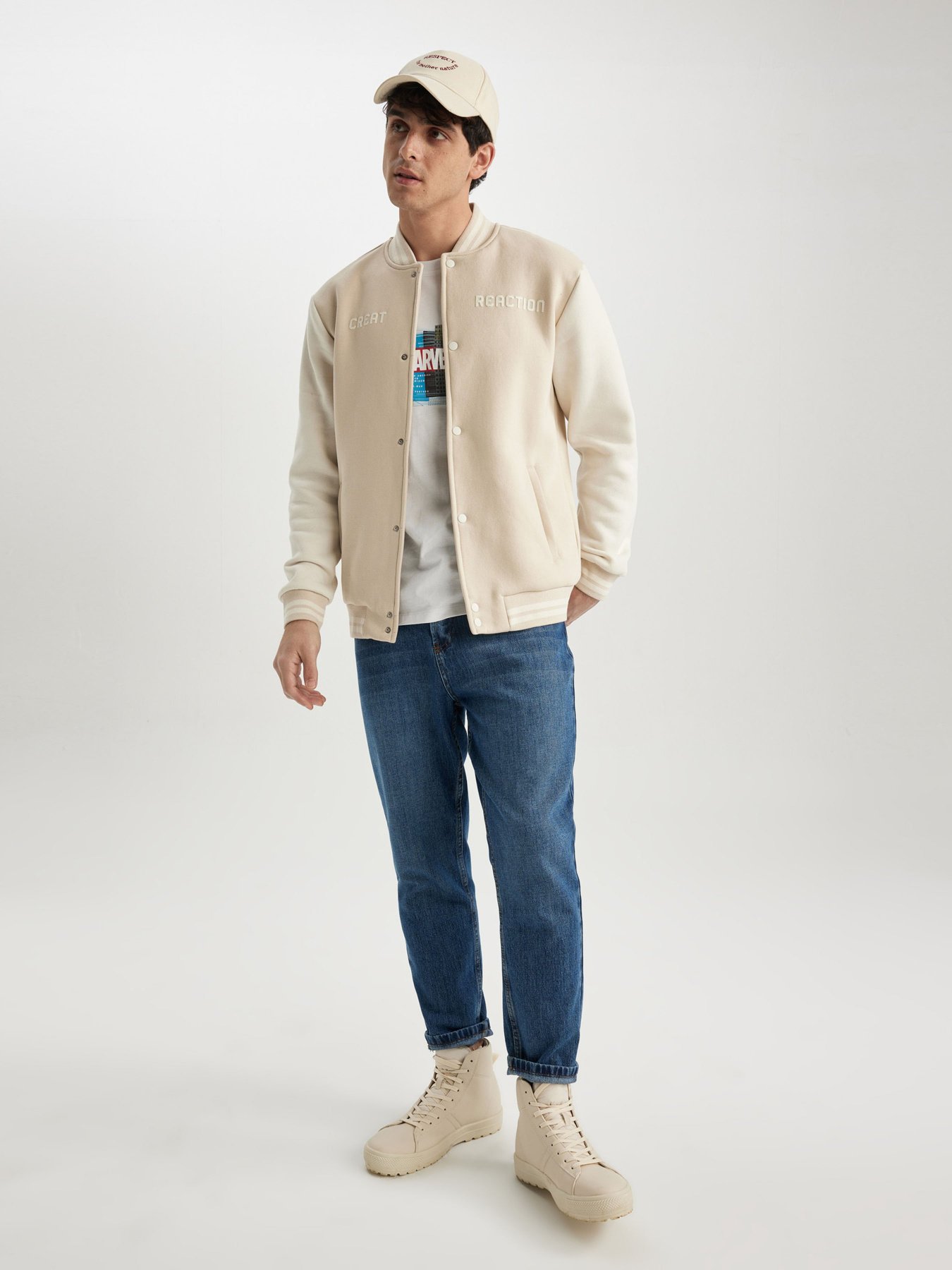 Бомбер DeFacto модель Z2976AZ-BG719 Фото