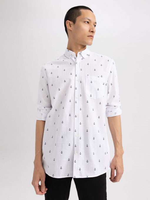 Сорочка повсякденна DeFacto модель Z3002AZ-WT34 Фото