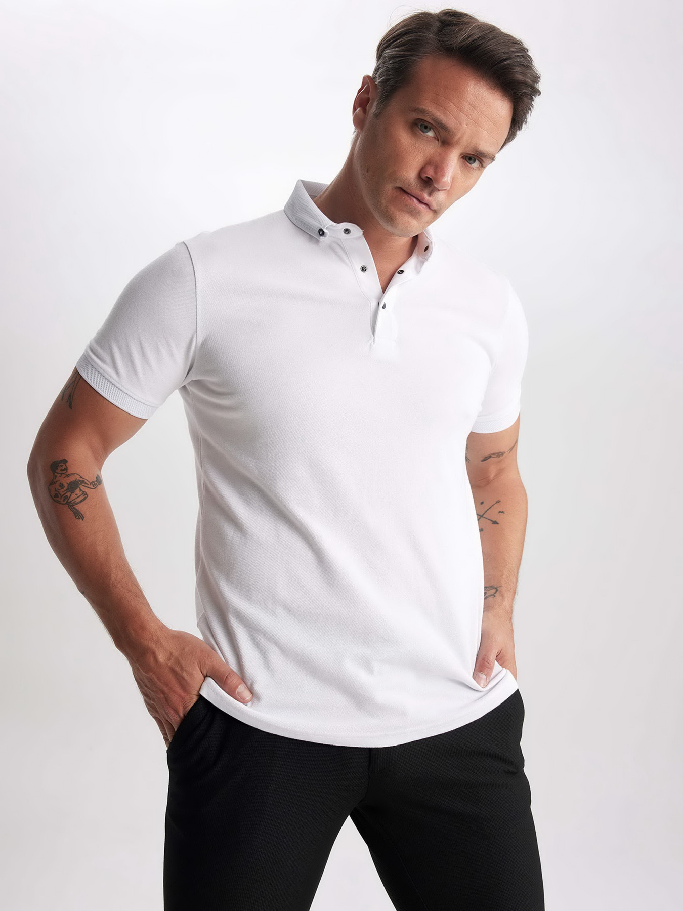 Поло DeFacto модель T5259AZ-WT32 Фото