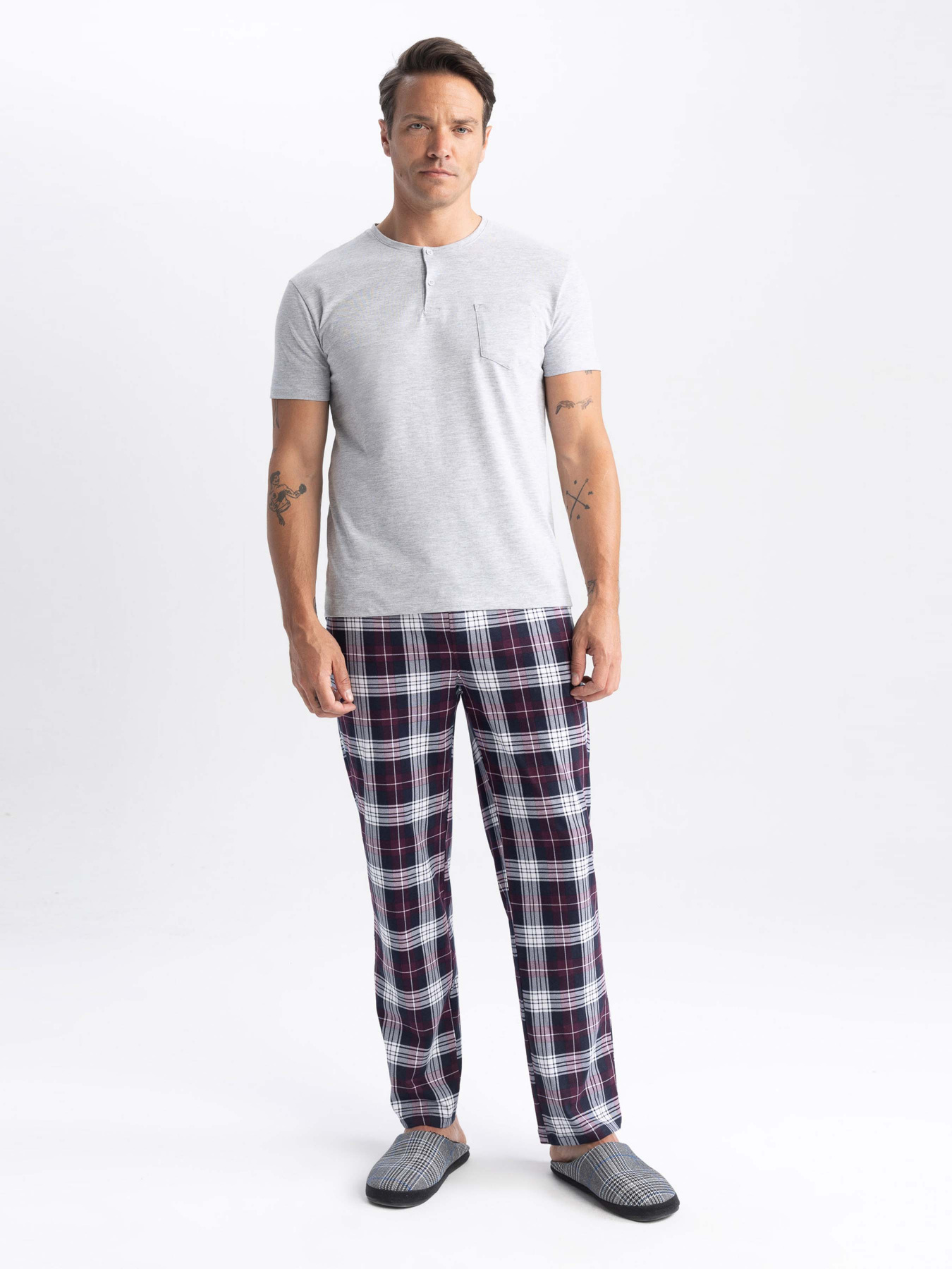 Піжама DeFacto модель Z6575AZ-GR93 Піжама DeFacto модель Z6575AZ-GR93 Фото