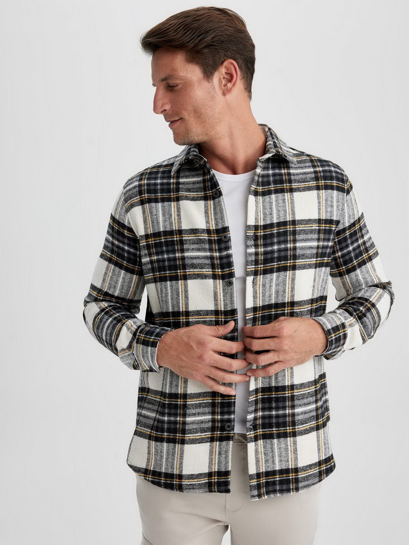 Сорочка повсякденна DeFacto модель Y1693AZ-BK27 Фото