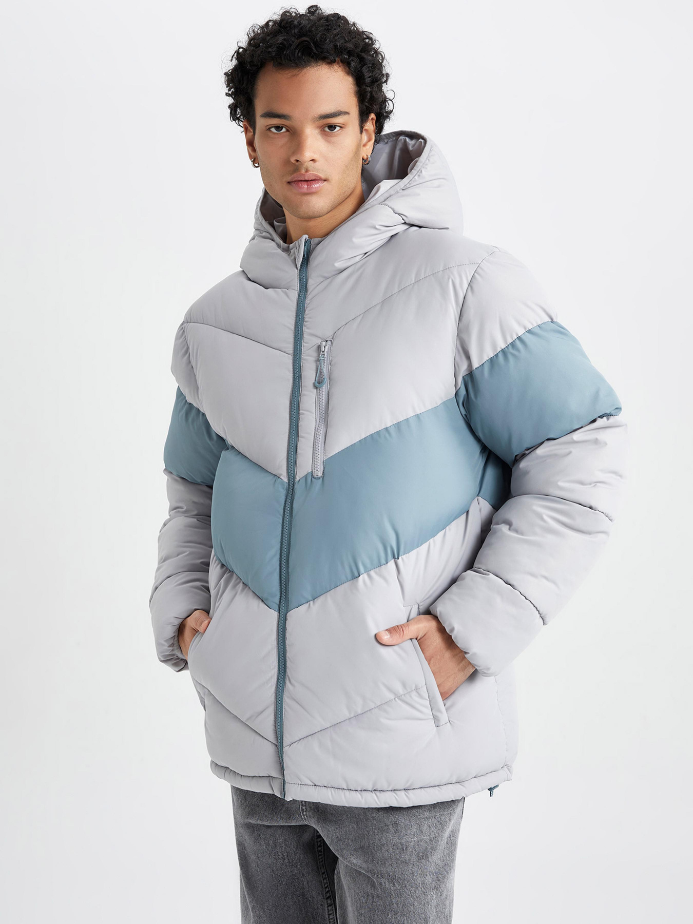 Зимова куртка DeFacto модель U1708AZ-GR459 Фото