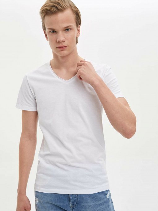 Футболки і поло DeFacto Модель M4791AZ-WT34 Фото